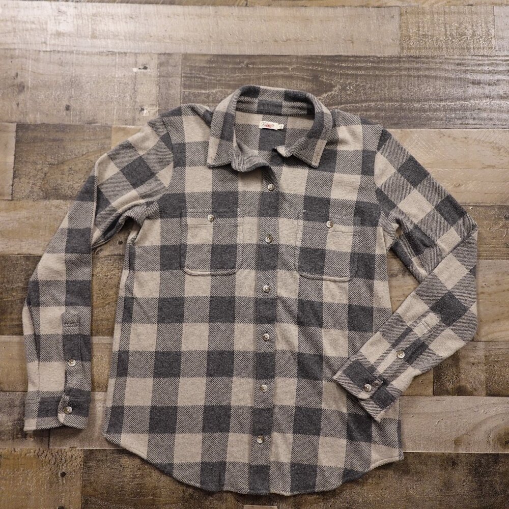 Faherty Women’s Buffalo Check Flannel Shirt Size Small